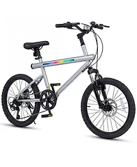Hongge 20-Inch Commuter Bicycle Featuring Dual Disc Brakes