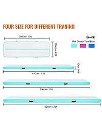 Hongge Inflatable Gymnastics Air Tumbling Mat with Electric Pump