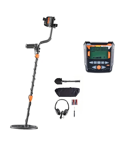 Hongge 10-Inch Waterproof Metal Detector with 5 Detection Modes