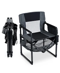 Gymax Outdoor Camping Chair for Adults with Cup Holder and Side Pocket Bottle Opener