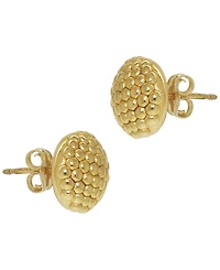 Macy's Beaded Stud Earrings in 14k Yellow Gold