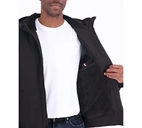 Tommy Hilfiger Men's Sherpa Lined Soft Shell Bomber Jacket