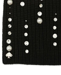 kate spade new york Women's Drip Embellished Knit Beanie