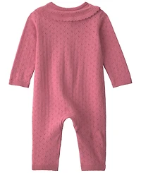 Carter's Baby Girls' Pointelle Long-Sleeve Jumpsuit
