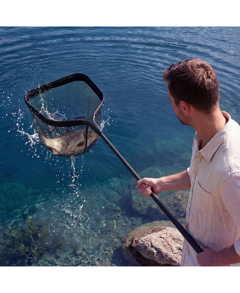 Hongge Telescopic Carbon Fiber Foldable Fishing Landing Net