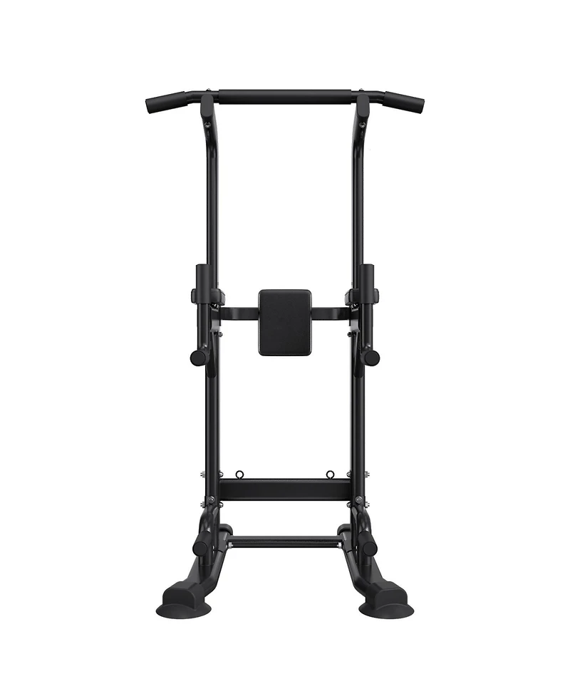Hongge 330 lb Power Tower Dip Station with Adjustable Back Pad