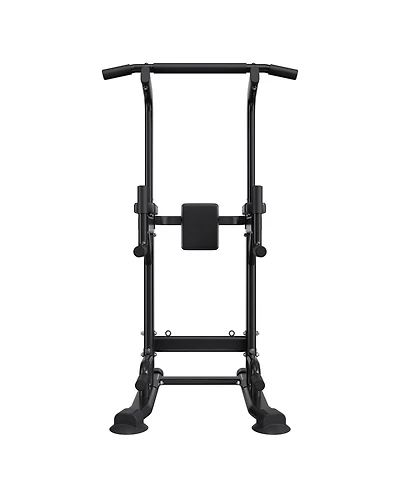 Hongge 330 lb Power Tower Dip Station with Adjustable Back Pad
