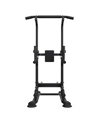 Hongge 330 lb Power Tower Dip Station with Adjustable Back Pad