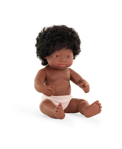 Miniland Baby Girl Anatomically Correct Articulated 15" Baby Doll, Ages 10 Months+