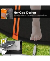 Sugift 8feet Heavy-Duty Recreational Outdoor Trampoline