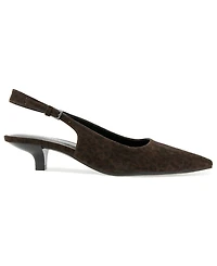 Kensie Women's Jace Kitten Heel Sling Back Pump