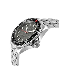 Gevril Men's Swiss Made Hudson Yards Swiss Automatic Silver Stainless Steel Bracelet Watch
