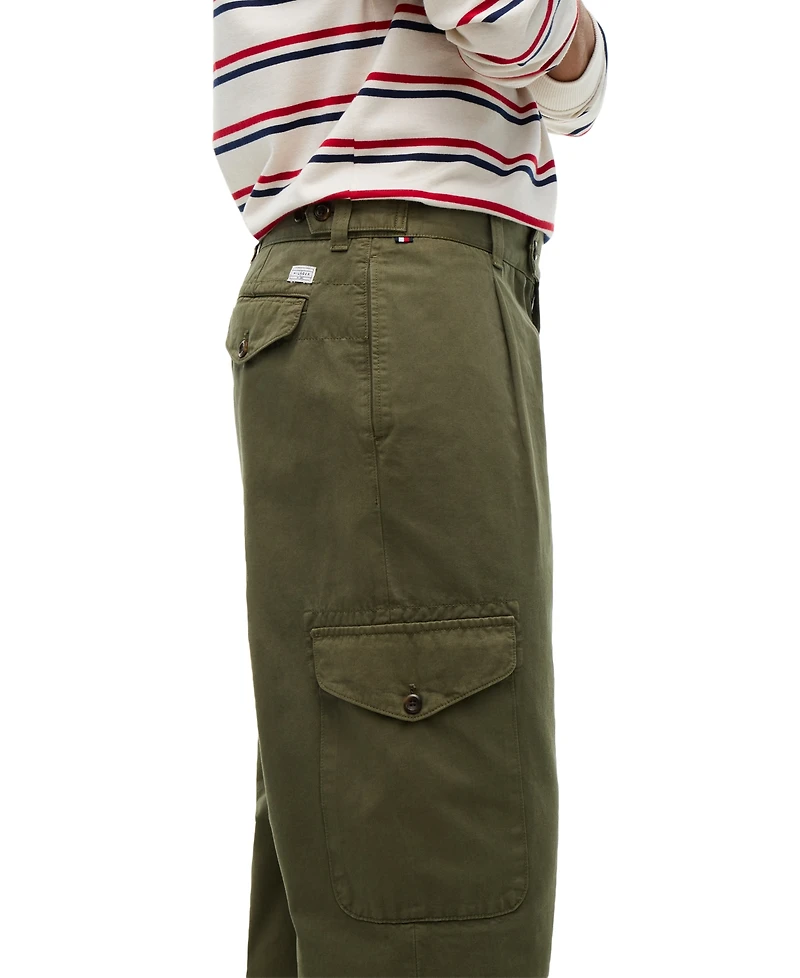 Tommy Hilfiger Men's River Cotton Garment Dyed Cargo Pants