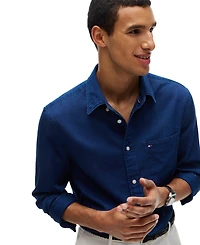 Tommy Hilfiger Men's Chambray Regular-Fit Shirt