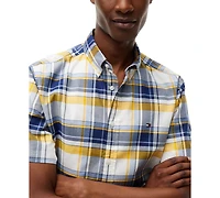 Tommy Hilfiger Men's Twill Big Check Regular-Fit Shirt