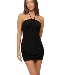 Edikted Women's Lugenia Draped Halter Mini Dress