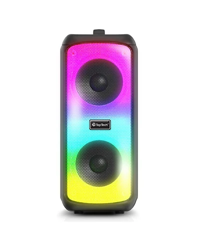 Toptech Kl-33 Bluetooth Dual-Woofer Rgb-Light Speaker