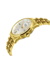 Gevril Men's Swiss Made Excelsior Swiss Automatic Ip Stainless Steel Bracelet Watch