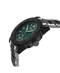 Gevril Men's Swiss Made Seacloud Swiss Automatic Two tone Stainless Steel Bracelet Watch