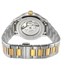 Gevril Men's Swiss Made Stuyvesant Swiss Automatic Two tone Stainless Steel Bracelet Watch