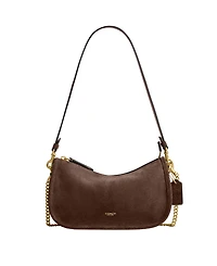 Coach Waverly Small Suede Shoulder Bag