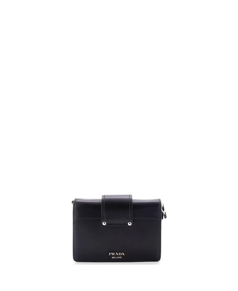 Pre-Owned Prada Small Plex Ribbon Shoulder Bag City Calfskin
