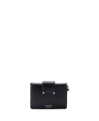 Pre-Owned Prada Small Plex Ribbon Shoulder Bag City Calfskin