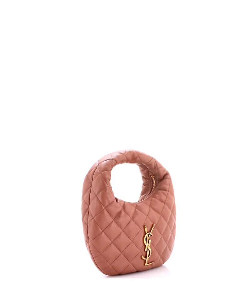 Pre-Owned Saint Laurent Icarino Bag Quilted Leather
