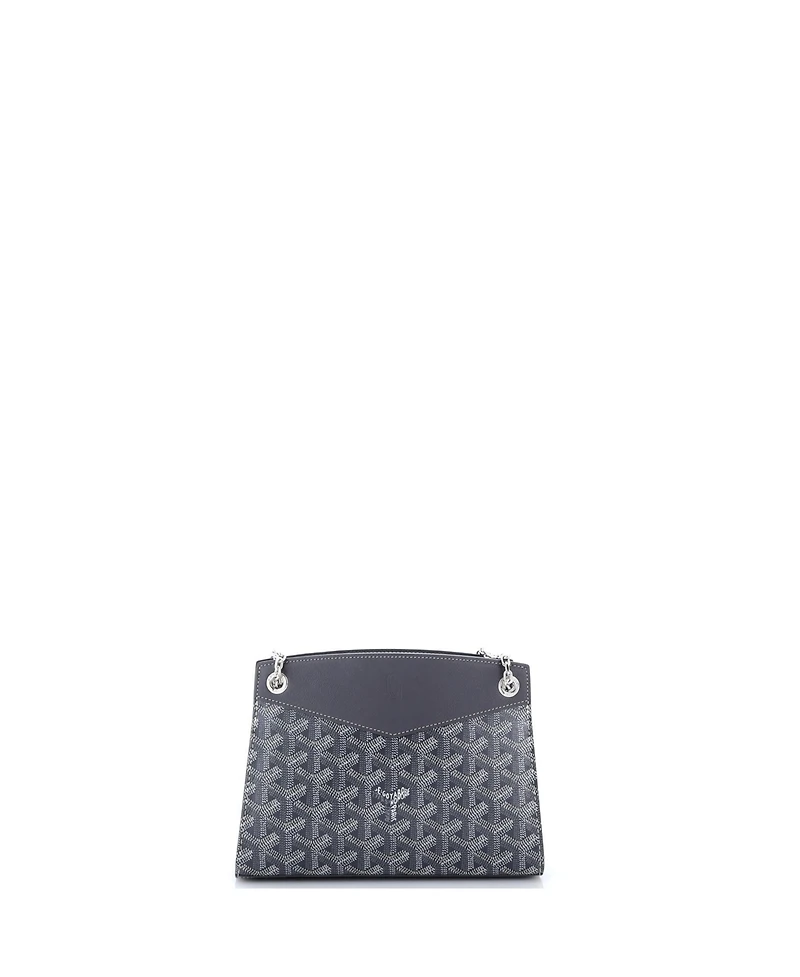 Pre-Owned Goyard Mini Structured Rouette Chain Shoulder Bag Coated Canvas