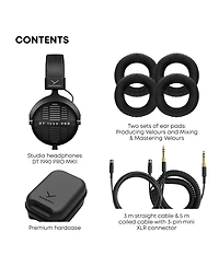 Beyerdynamic - Dt 1990 Pro Mkii Premium Tesla Studio Headphones for Mixing, Mastering and Editing (Open)