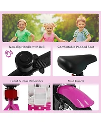 Sugift 16 in Kids Bike with Training Wheels for Ages 4-7 Years Old