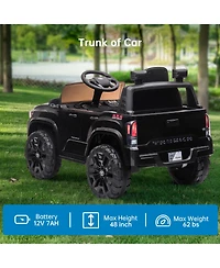 homfan Toyota Tacoma 12V Battery-Powered Remote Control Electric Ride-On Truck, Ages 3-8