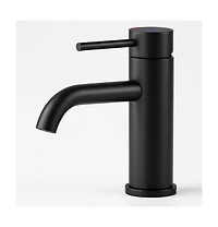 Busdays Single Handle Bathroom Faucet Lavatory Faucet Stainless Steel Single Hole Matte