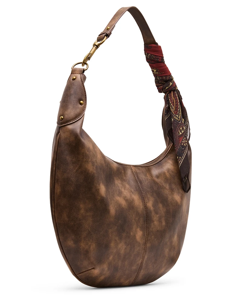 Steve Madden Olga Polyurethane Small Hobo Handbag