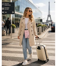 Clarissa Clip Zip Travel Wallet