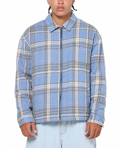 Saint Morta Men's Plaid Zip Jacket