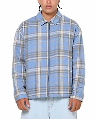 Saint Morta Men's Plaid Zip Jacket