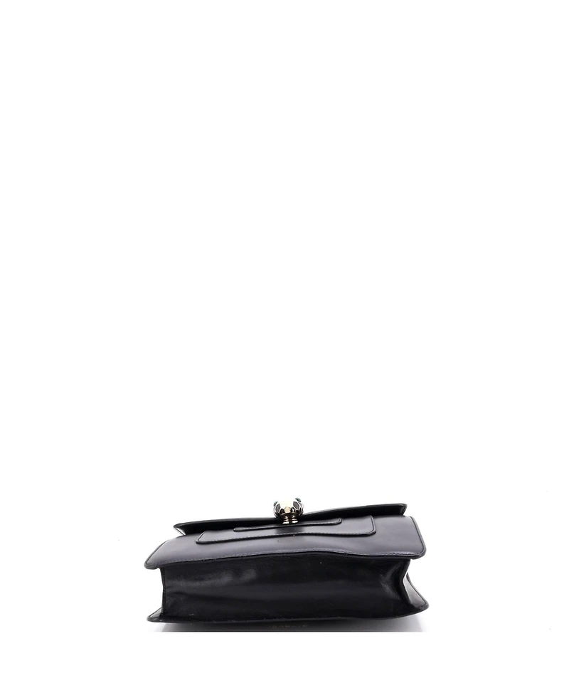 Pre-Owned Bvlgari Medium Serpenti Forever Square Shoulder Bag Leather