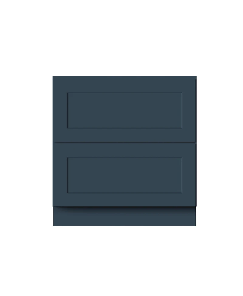 Boyel Living 33 Inch 2-Drawers Base Cabinets Kitchen Cabinets, Solid Wood Frame, Soft-Close Slides and Hinges