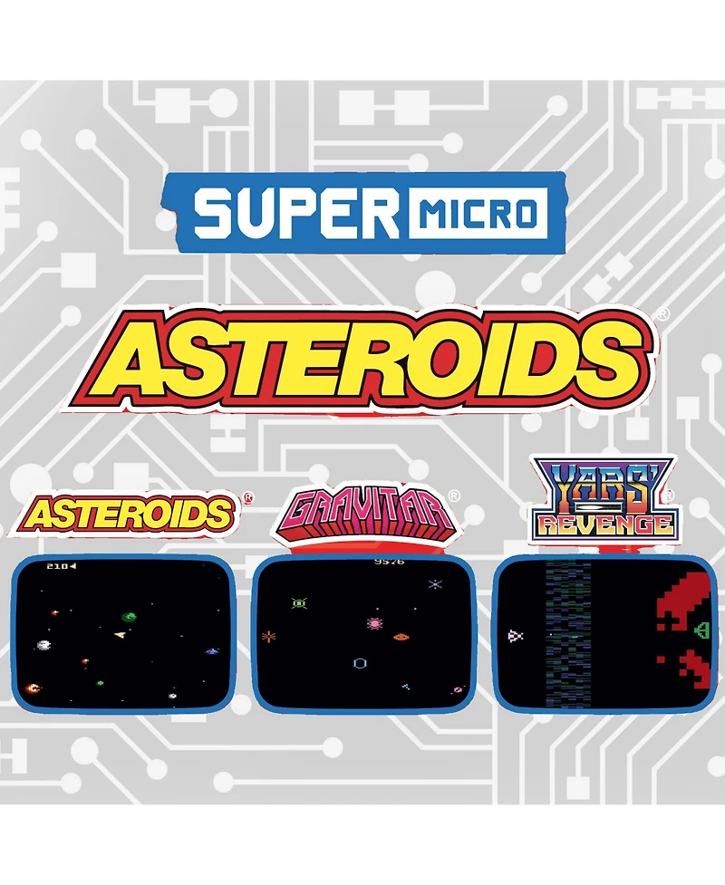 Blaze Entertainment HyperMegaTech Atari Asteroids Keychain