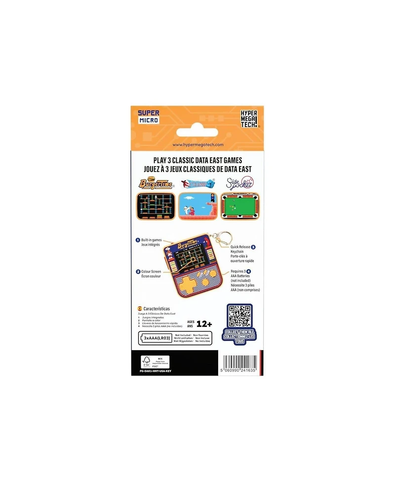 Blaze Entertainment HyperMegaTech Data East Burgertime Keychain
