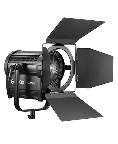 Godox F7-120 120W Bi-Color Fresnel Light, Stand Mount