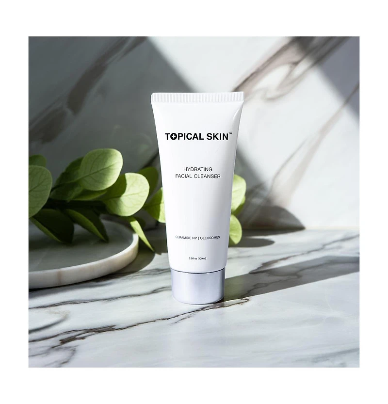 Topical Skin Hydrating Facial Cleanser With Oleosomes And Ceramide