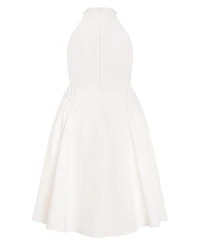 City Chic Plus Halter Jacquard A-Line Midi Dress