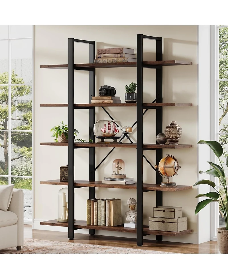 Tribesigns 5-Tier 70 Inch Tall Bookshelf
