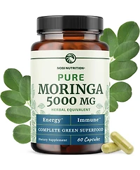 Nobi Nutrition Moringa Capsules, 60 Count