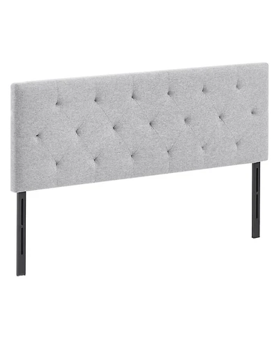 Slickblue Upholstered Full Size Bed Headboard with Adjustable Height for Bedroom, Hotel, and Dormitory