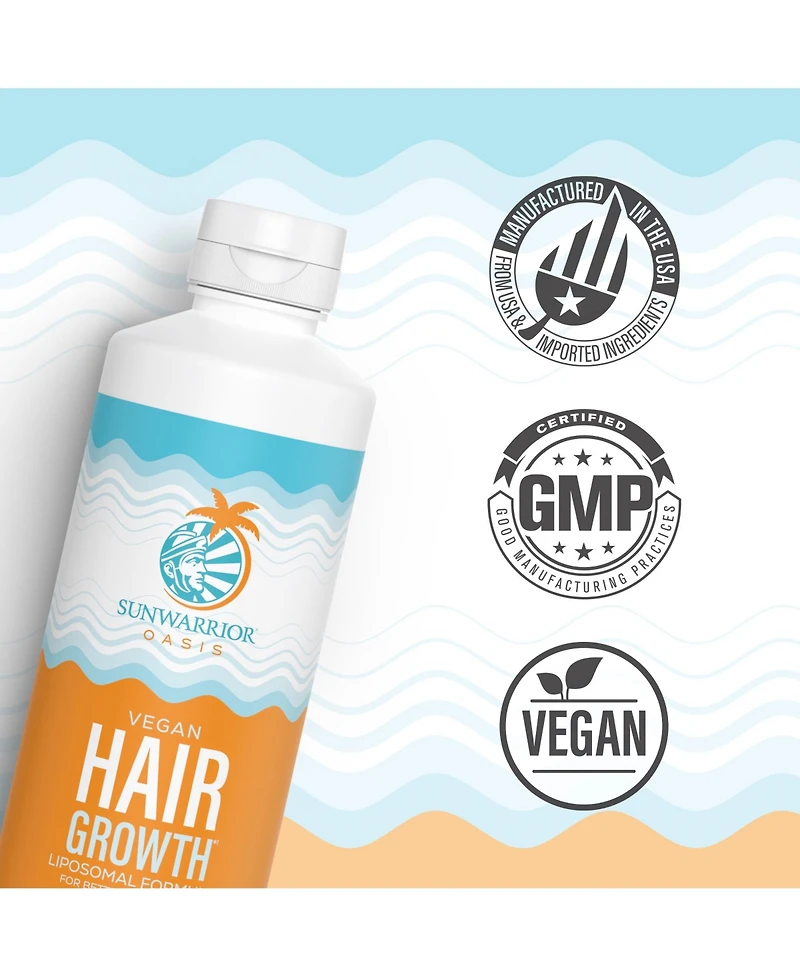 Sunwarrior Oasis Liquid Hair Growth Rosemary Citrus