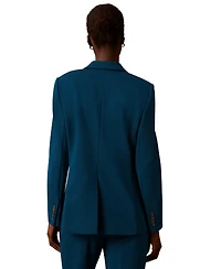 Calvin Klein Women's Notch Collar One-Button Jacket