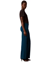 Calvin Klein Women's High-Waisted Pull-On Bootcut Pants